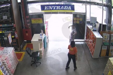 Silvia e o ex-marido conversaram por 5 minutos na entrada do atacadista antes do homicídio