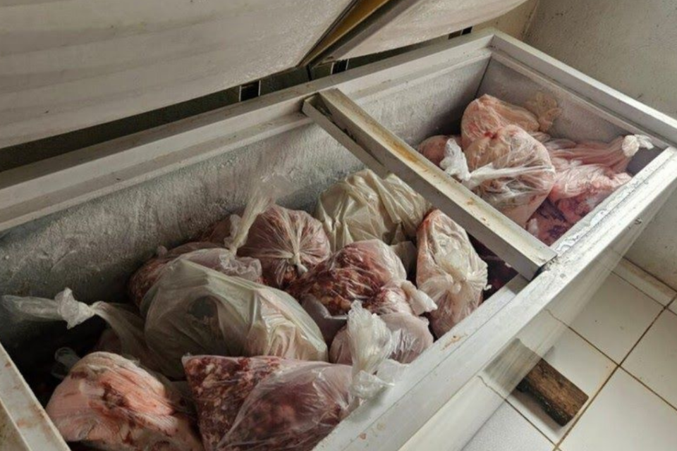 Abatedouro é interditado em Aragoiânia com mais de uma tonelada de carne imprópria para consumo