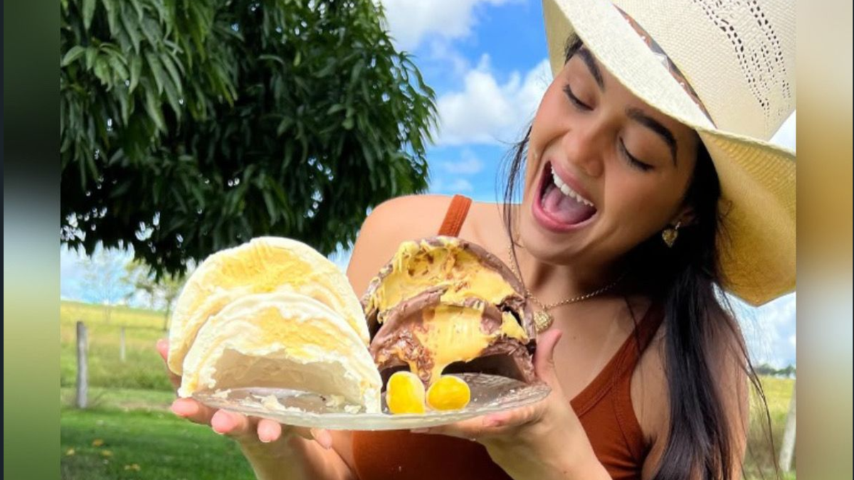 Cantora Fabiana Gomes faz ovos de Páscoa com recheio de pequi (Foto: Reprodução/Instagram)