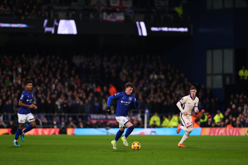Ipswich Town 2x0 Chelsea, no primeiro turno do Campeonato Inglês