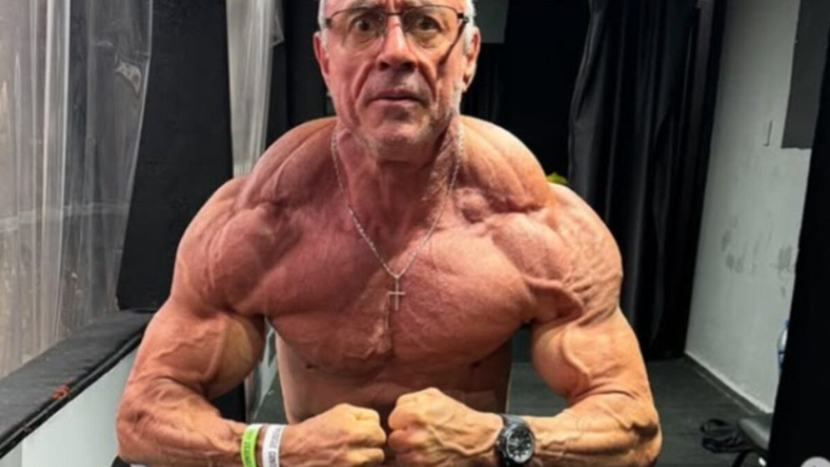 Vídeo: Vovô bodybuilder emagrece 80 kg e participa de competição de fisiculturismo Mineiro pesou 160 kg e enfrentar problemas de saúde