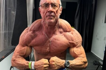 Vídeo: Vovô bodybuilder emagrece 80 kg e participa de competição de fisiculturismo Mineiro pesou 160 kg e enfrentar problemas de saúde