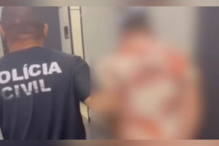 Homem preso suspeito de abusar de funcionária (Foto: Reprodução)