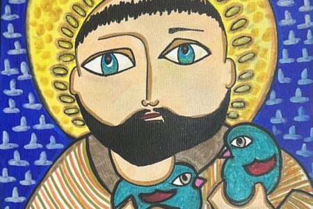 588 Art Show Exposição vai até 17 de abril e reúne obras de mais de 10 artistas Exposição gratuita traz santos e anjos ao setor Jardim América, em Goiânia