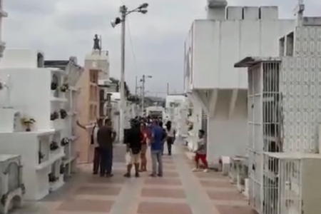 Cemitério de Portoviejo (Foto: Reprodução)