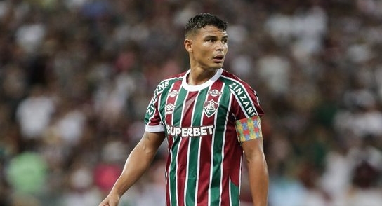 Thiago Silva durante jogo pelo Fluminense
