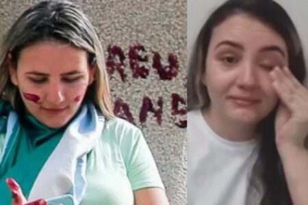 Débora Rodrigues, mulher do 'perdeu, mané' (Foto: Reprodução)