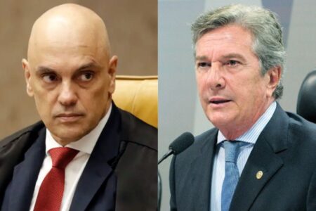 Fernando Collor e Alexandre de Moraes (Fotos: Divulgação)