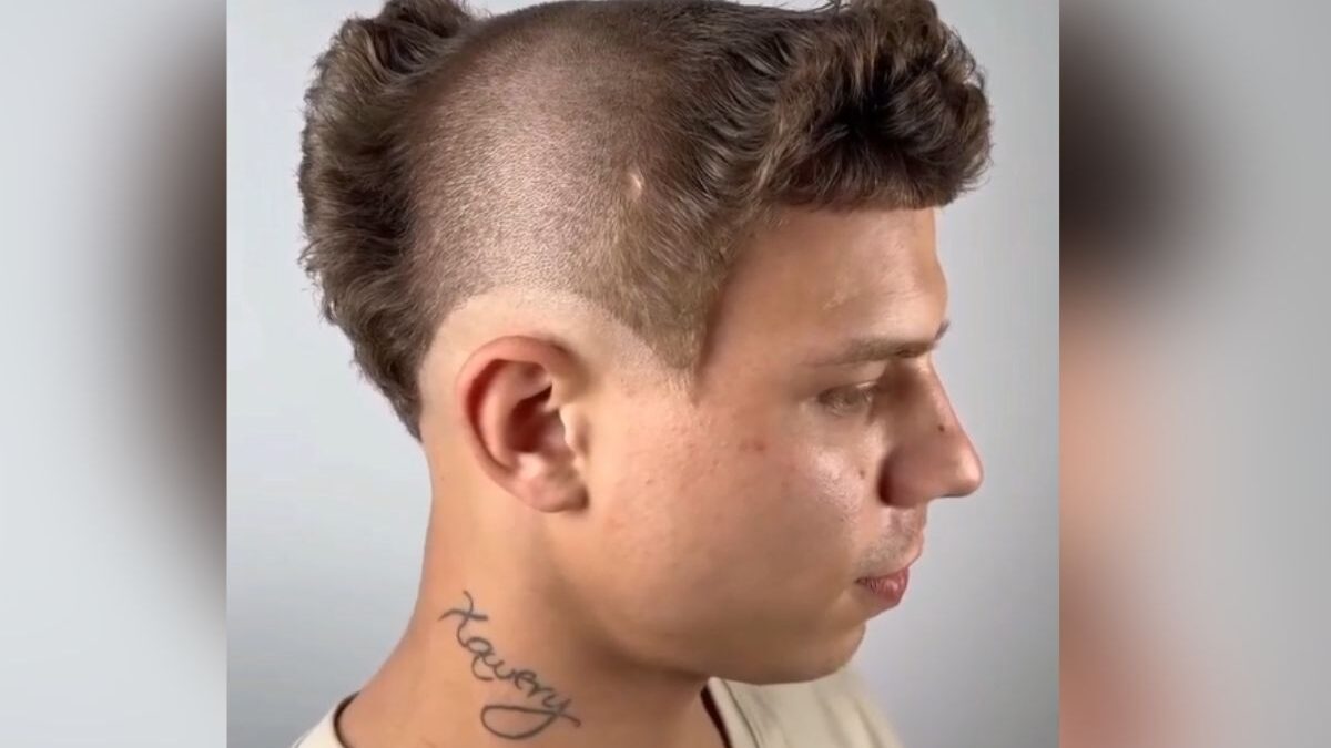 Moicano invertido: tendência ou loucura? (Foto: Reprodução)