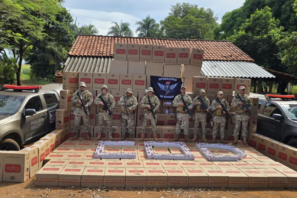 Homem é preso transportando mais de 171 mil maços de cigarros contrabandeados em Santa Helena de Goiás