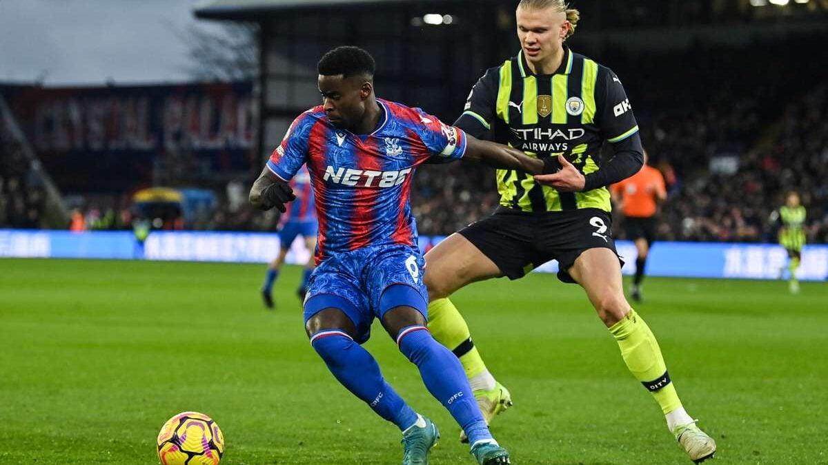 Crystal Palace e Manchester City, no primeiro turno da Premier League 2024-25