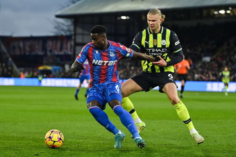Crystal Palace e Manchester City, no primeiro turno da Premier League 2024-25