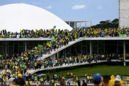 Atos golpistas de 8/1 (Foto: Agência Brasil)