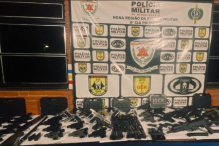Suspeitos de roubar 56 armas em loja de Catalão são presos em Minas Gerais