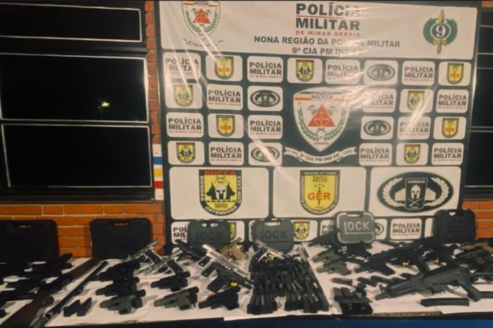 Suspeitos de roubar 56 armas em loja de Catalão são presos em Minas Gerais