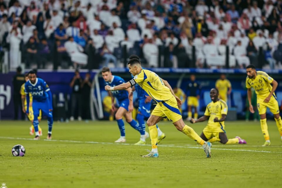 Cristiano Ronaldo durante partida pela Al Nassr