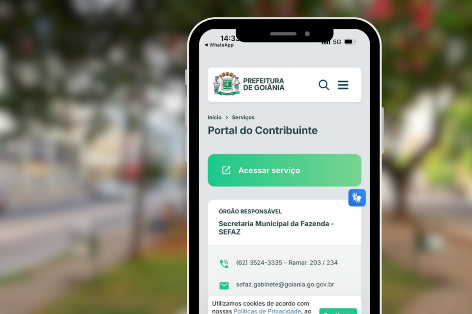 IPTU 2026: informações estão no portal do contribuinte (Foto: Mais Goiás)