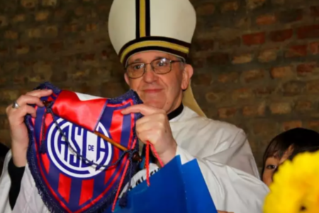 Papa Francisco, torcedor apaixonado do San Lorenzo (Foto: Divulgação)