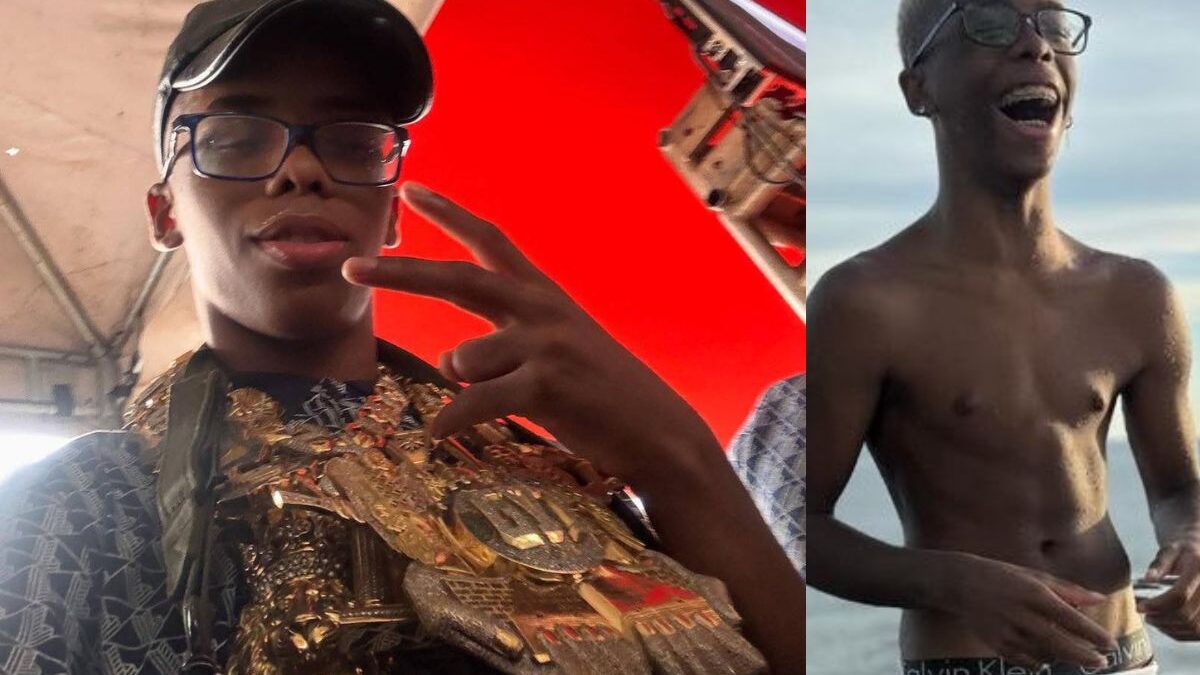 Influenciador baiano Boca de 09, com corrente de líder do Comando Vermelho (Foto: redes sociais)
