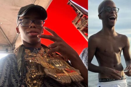 Influenciador baiano Boca de 09, com corrente de líder do Comando Vermelho (Foto: redes sociais)