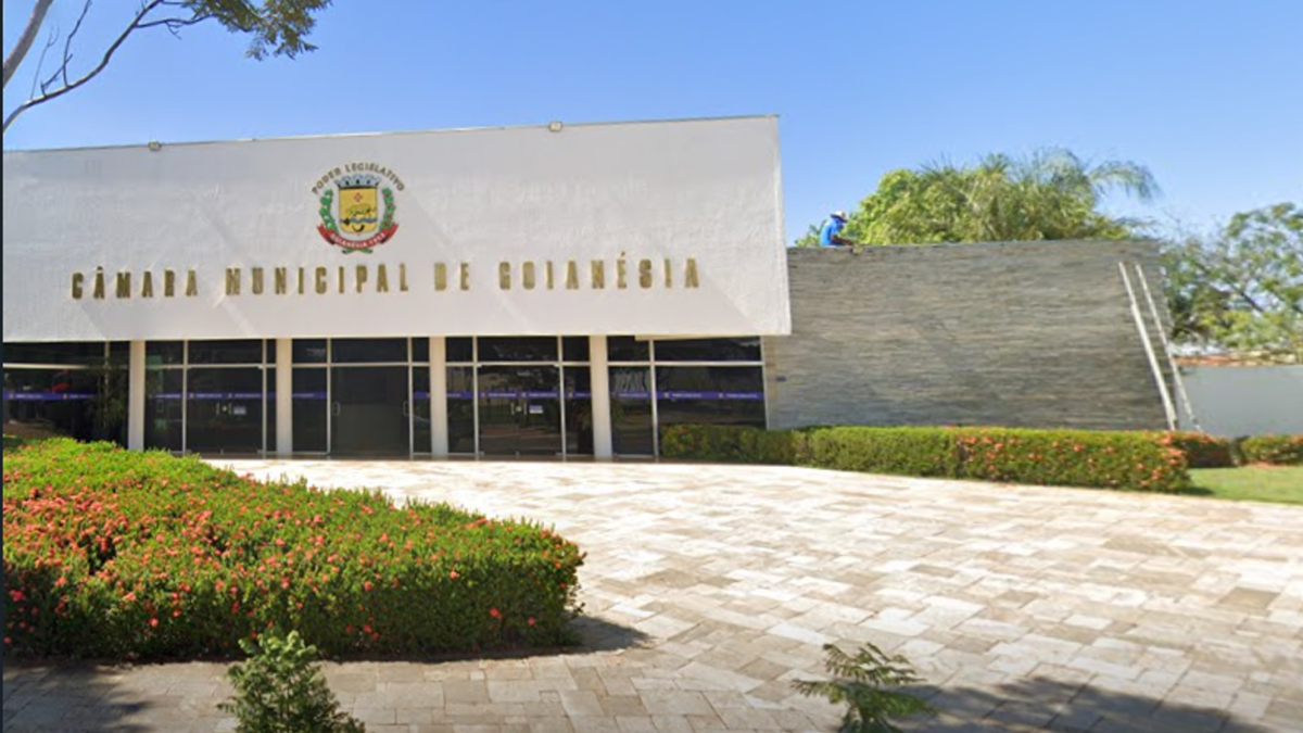 Câmara Municipal de Goianésia (Foto: Reprodução)
