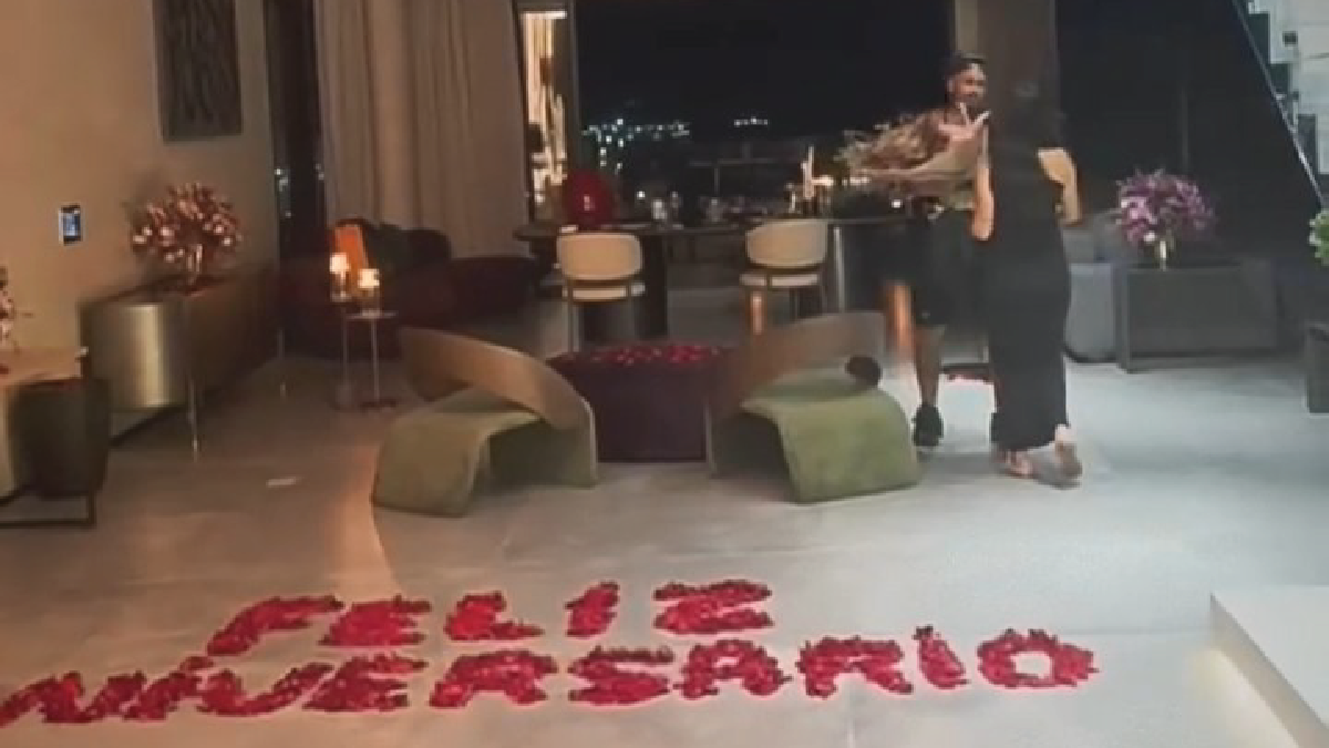 Neymar fez surpresa para Bruna Biancardi