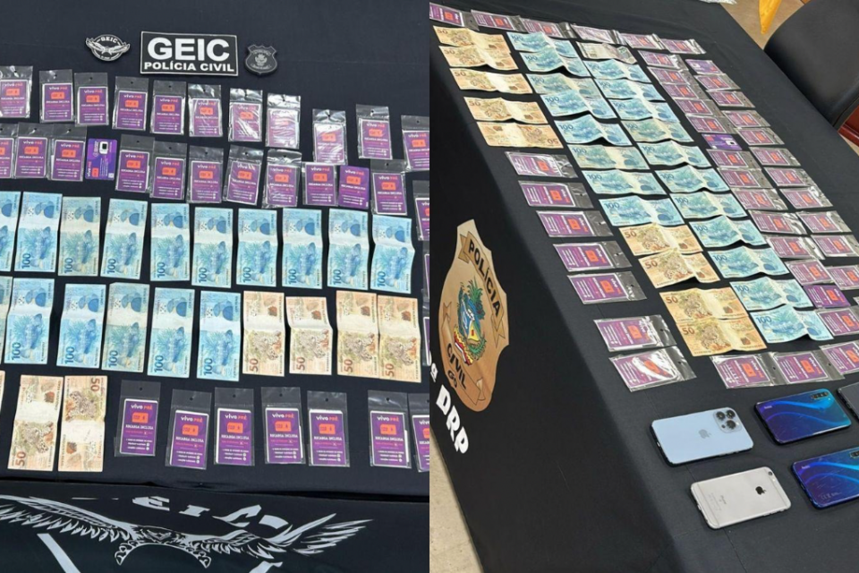 Falsos donos de lotéricas atuavam em grupos de pelo menos 20 pessoas (Foto: PCGO)
