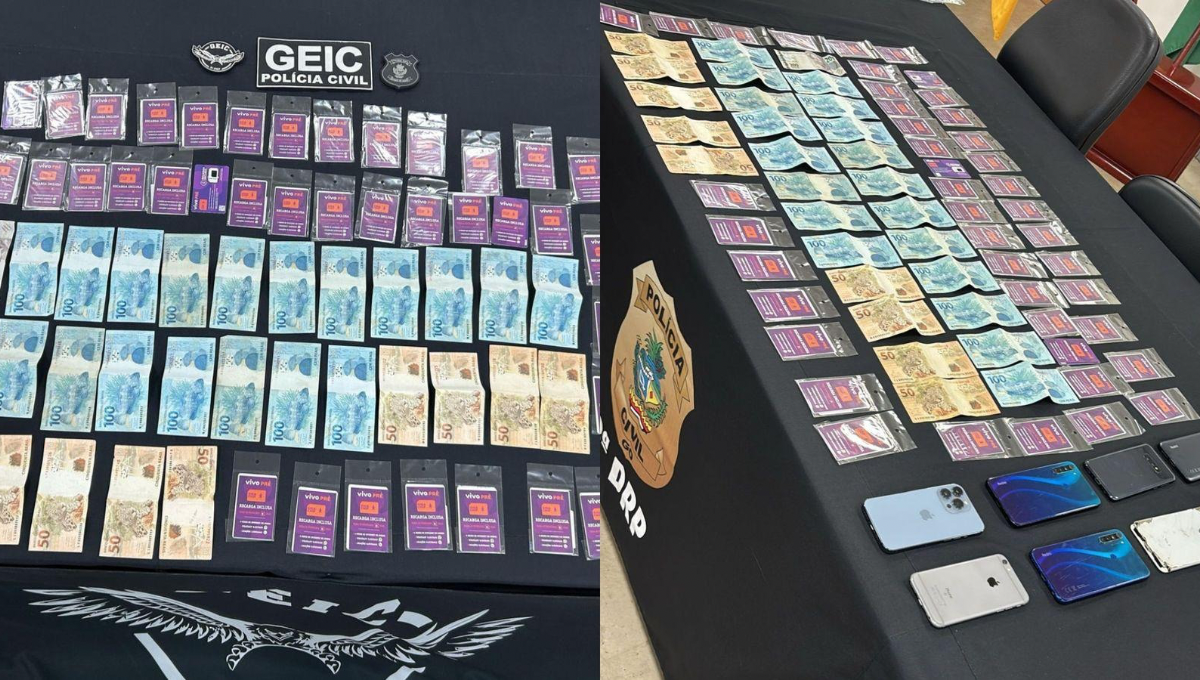 Falsos donos de lotéricas atuavam em grupos de pelo menos 20 pessoas (Foto: PCGO)