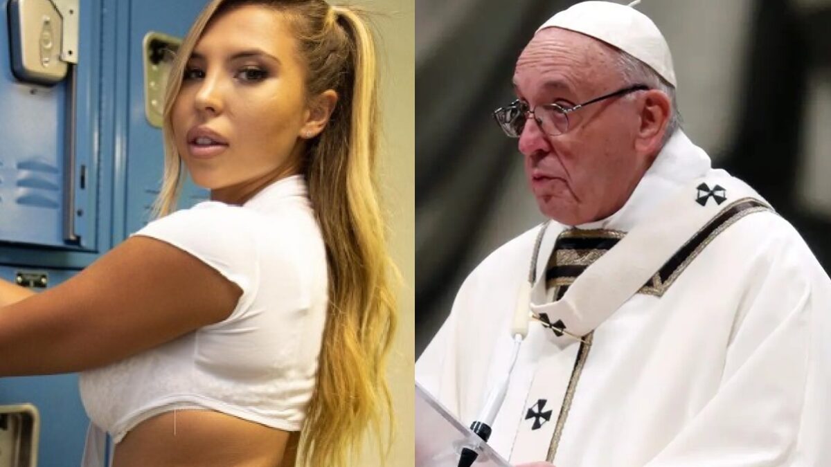 Modelo brasileira da polêmica de like do Papa se pronuncia após morte de Francisco religioso curtiu foto sensual de Natalia Garibotto