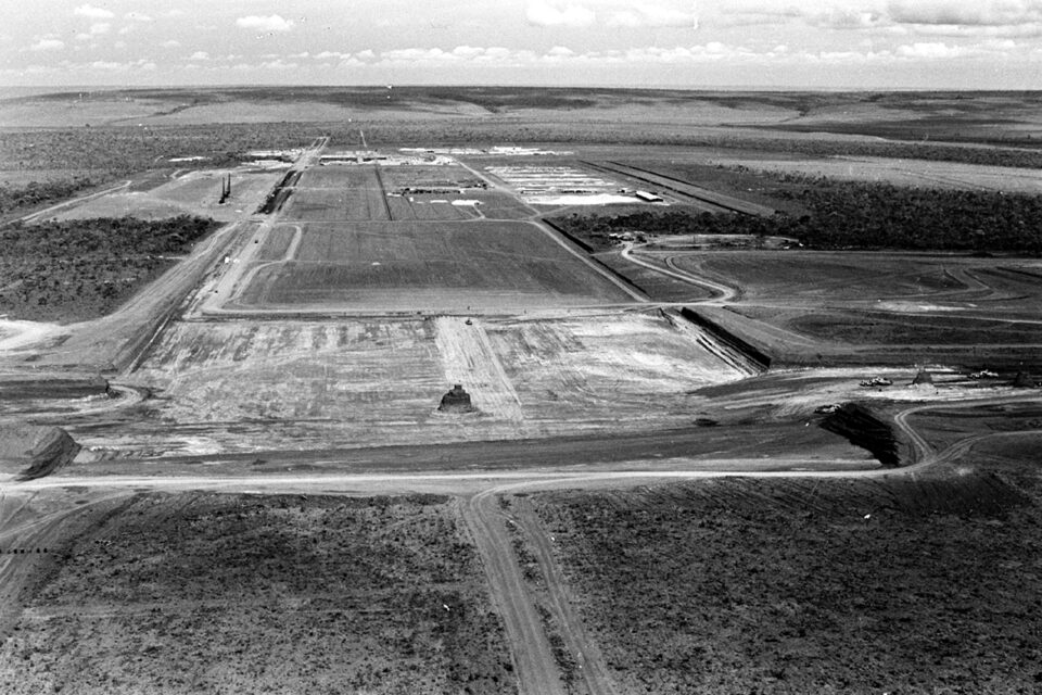 Canteiro de obras de Brasília (Foto: Governo do Distrito Federal)