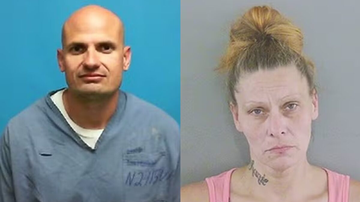 Casal é preso após ser flagrado fazendo sexo sobre túmulo de cemitério nos EUA Joseph Luke Brown e Stephanie Kay Wegman tinham drogas