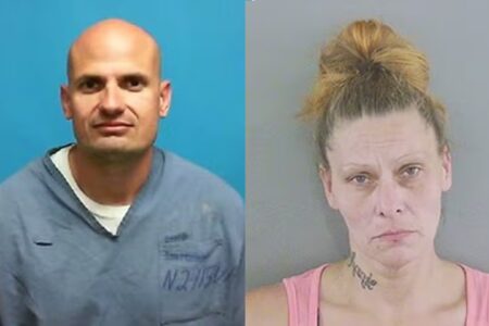 Casal é preso após ser flagrado fazendo sexo sobre túmulo de cemitério nos EUA Joseph Luke Brown e Stephanie Kay Wegman tinham drogas