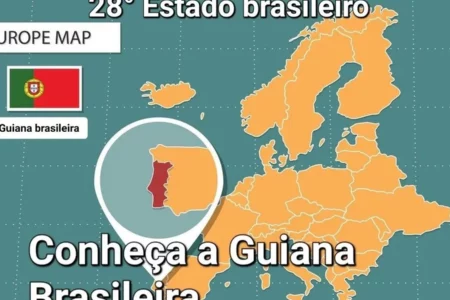 Meme que chama Portugal de ‘Guiana Brasileira’ viraliza e gera polêmica nas redes