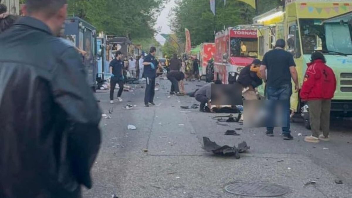 Motorista atropelou multidão no Canadá (Foto: redes sociais)
