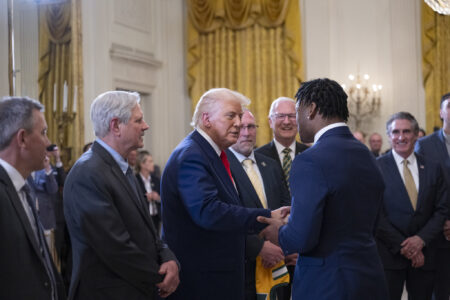 Trump: guerra comercial com a China (Foto: Casa Branca)