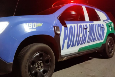 Filho é preso por agressão e ameaça de morte contra a mãe de 74 anos em Montividiu (Foto: Divulgação/Polícia Militar)
