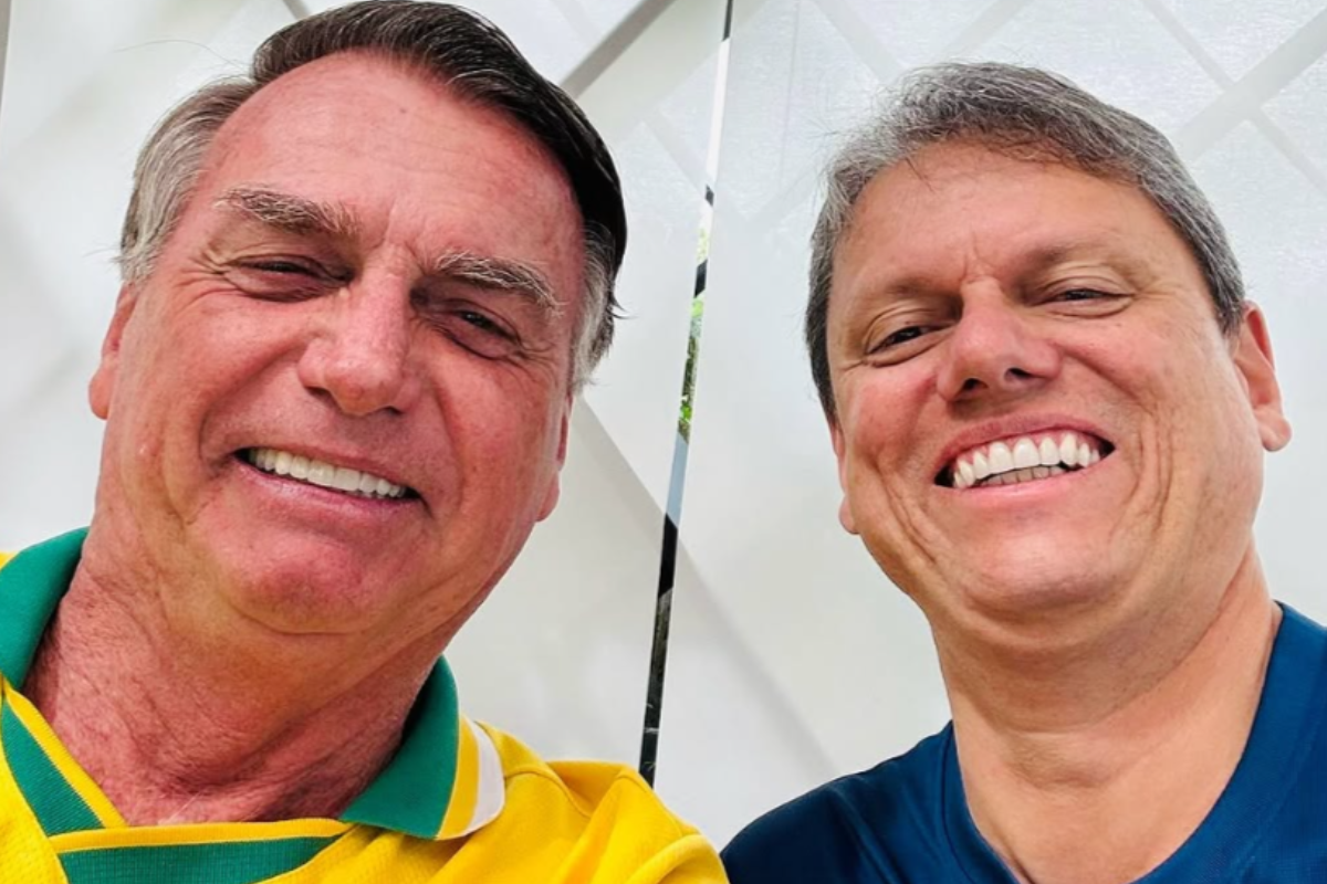 Bolsonaro e Tarcísio de Freitas (Foto: Reprodução)