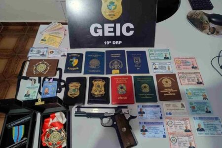 Homem é preso em Caldas Novas por se passar por agente da CIA com certificados falsificados credenciais da ONU