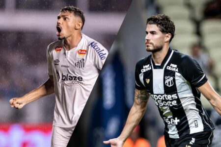Santos recebe Ceará no estádio deo rival