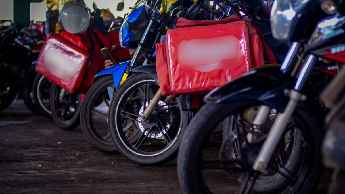 Entregadores de aplicativos se mobilizam e recuperam moto roubada em Goiânia (Foto: Ilustrativa/Jucimar de Sousa )