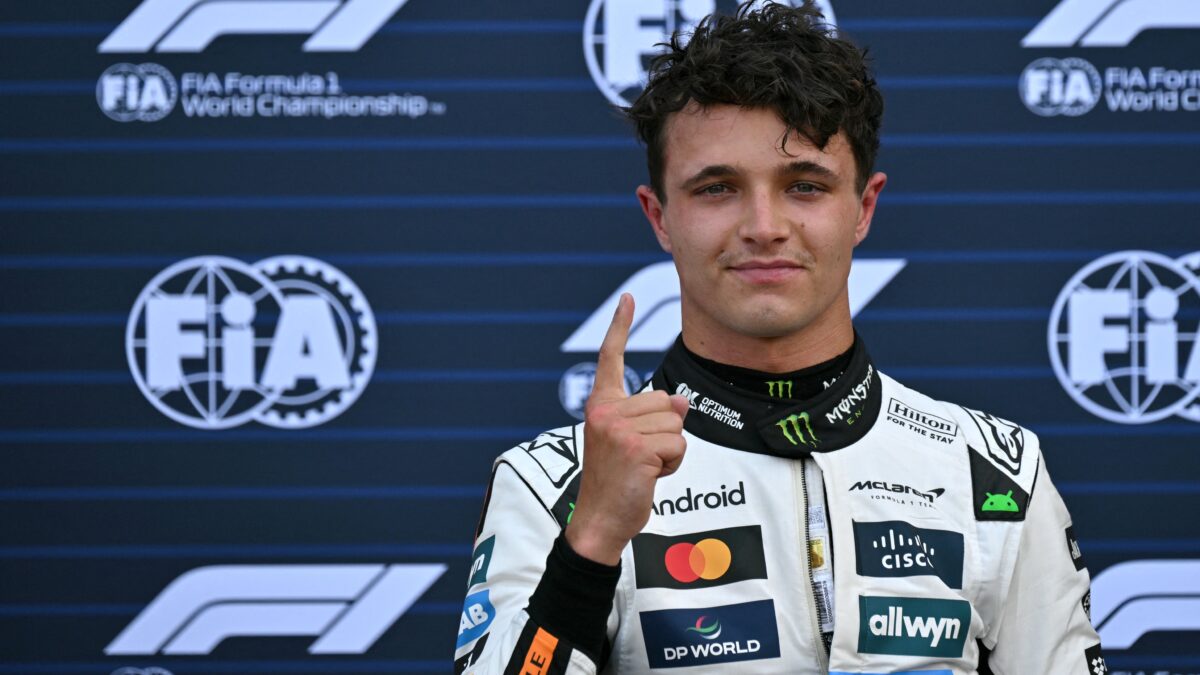 Lando Norris, pole position do GP de Mônaco