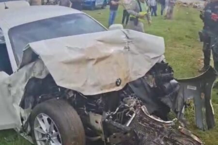 Homem rouba BMW, provoca acidente e morre na GO-070 em Goianira