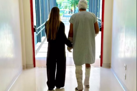 Lúcio em hospital de Brasília