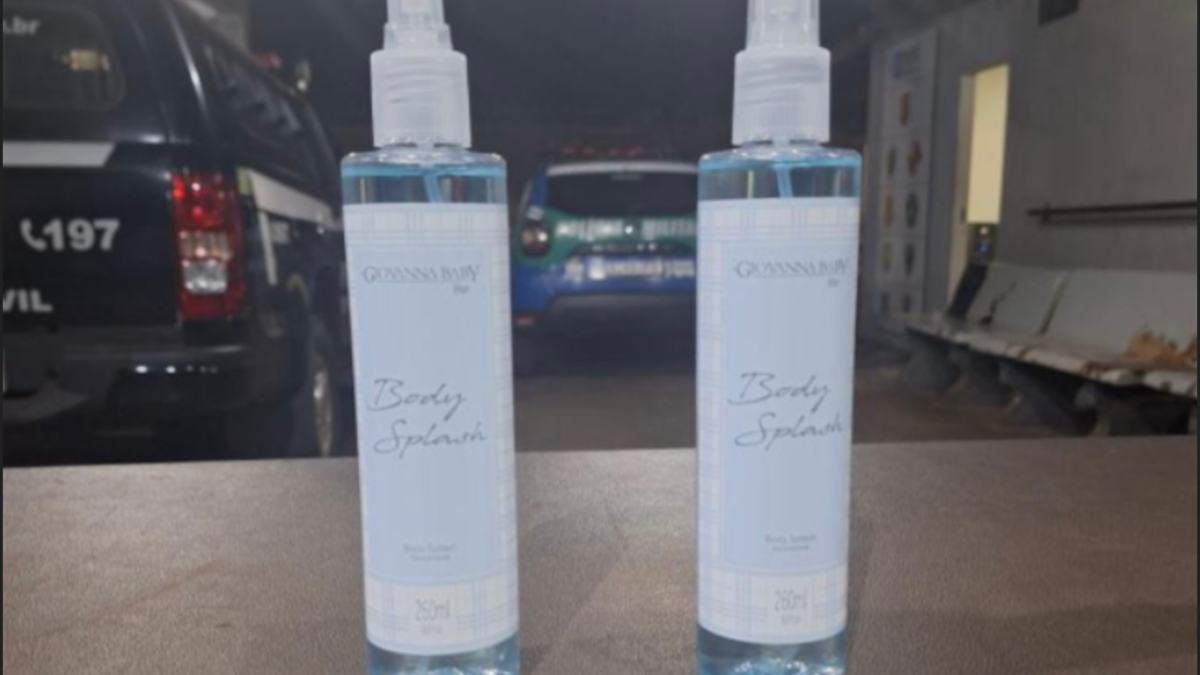 Perfumes furtados em supermecado (Foto: Divulgação)