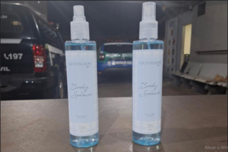 Perfumes furtados em supermecado (Foto: Divulgação)