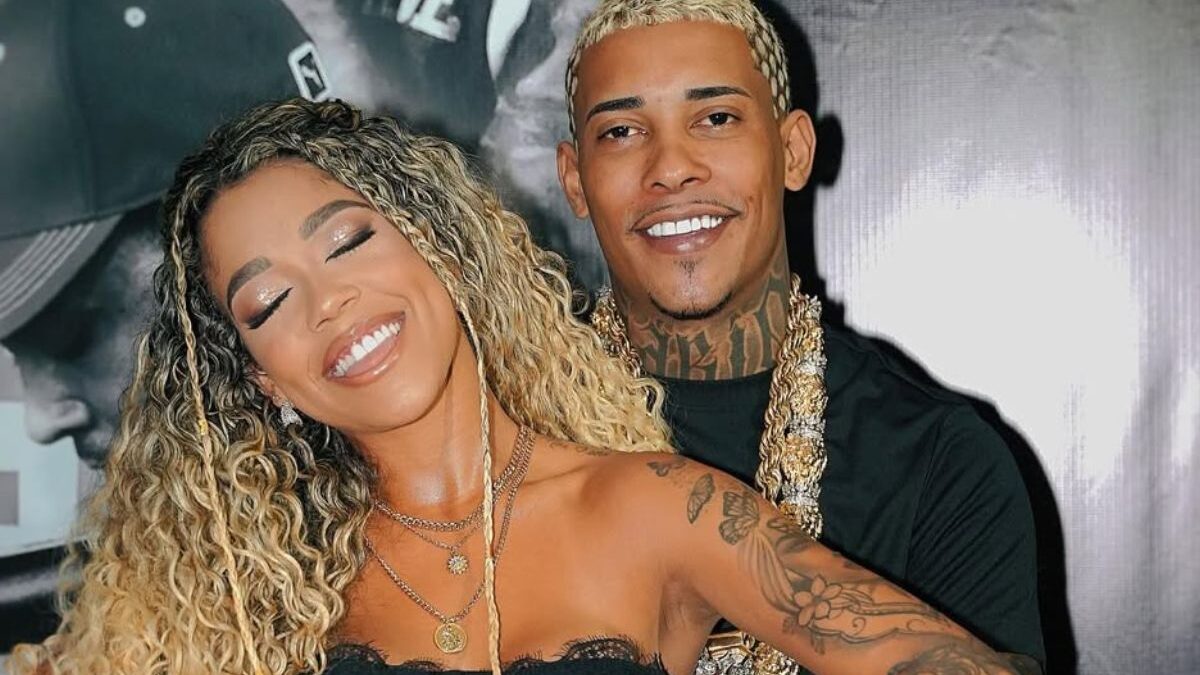 MC Poze do Rodo e Viviane Noronha (Foto: redes sociais)