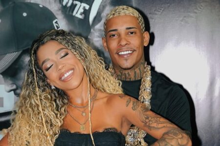 MC Poze do Rodo e Viviane Noronha (Foto: redes sociais)