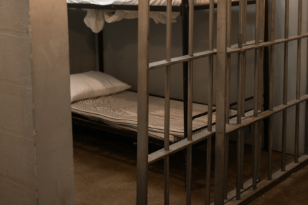 Imagem de dentro de um presídio