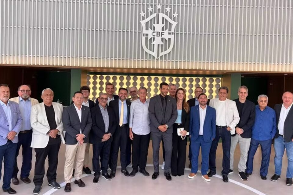 Chapa à presidência da CBF comandada por apoiam Samir Xaud