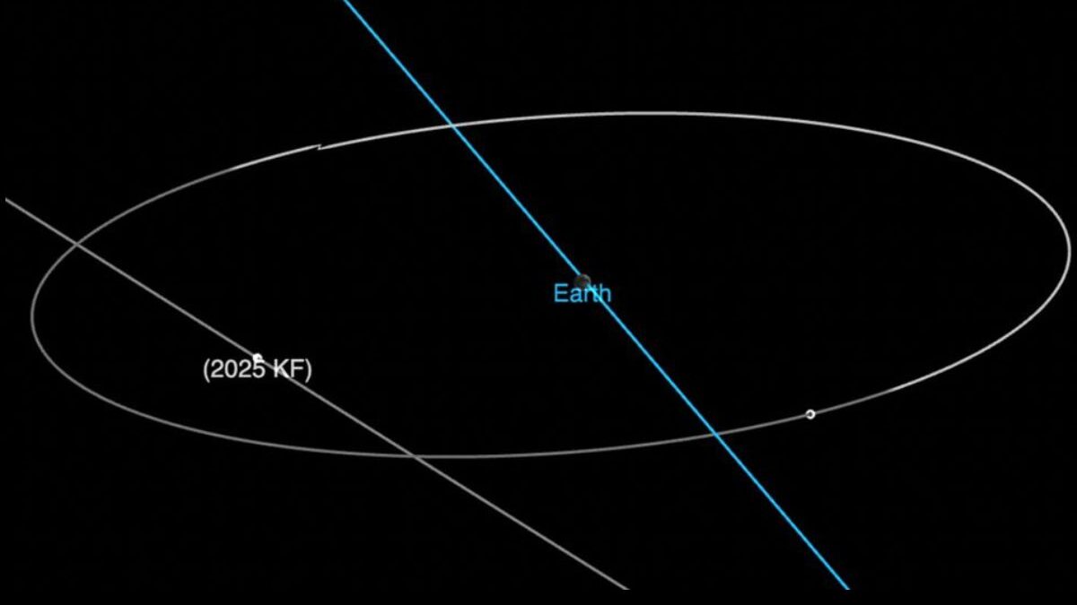 Asteroide 2025 KF não representa ameaça à Terra (Foto: JLP/Nasa)